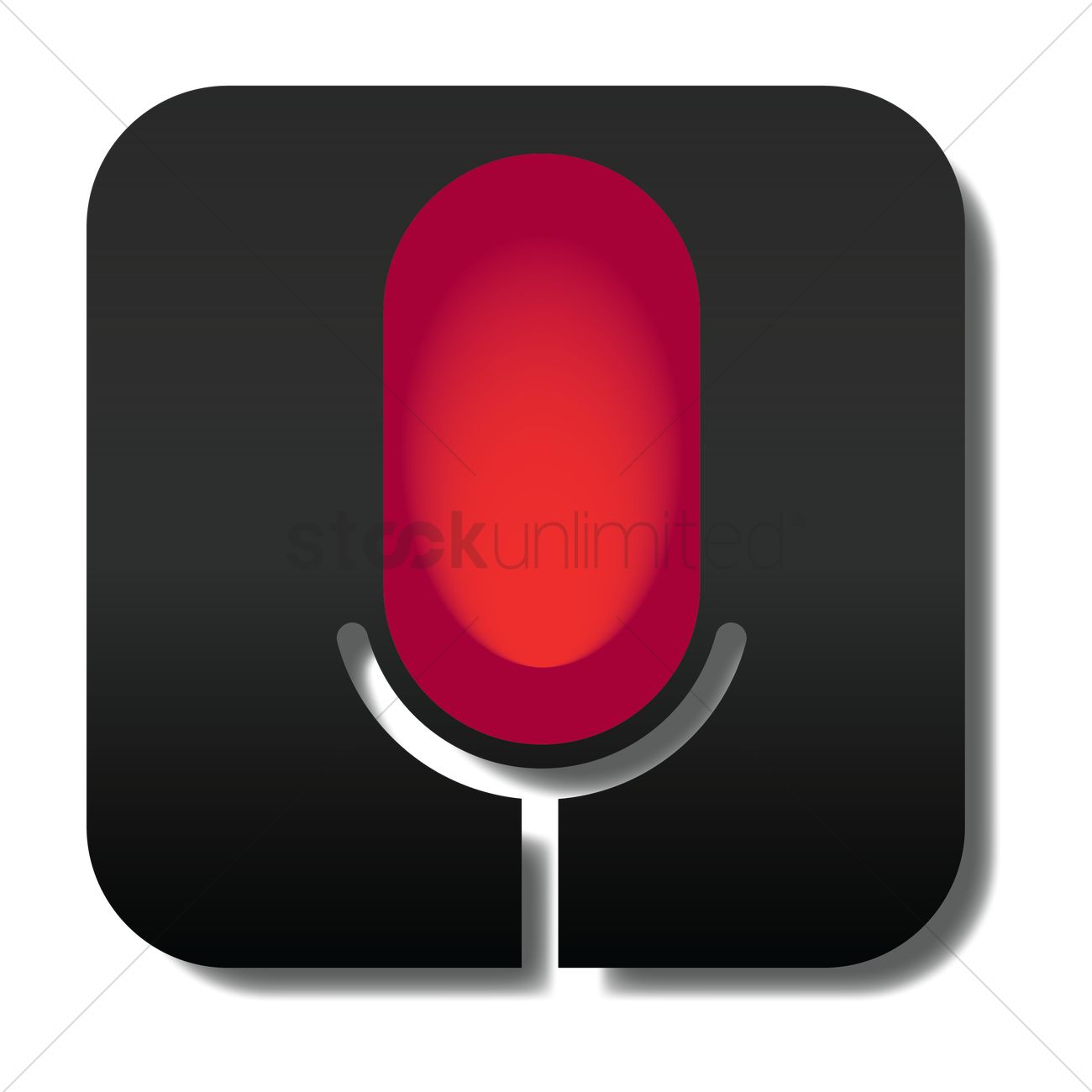 1300x1300 Voice Recorder Icon Vector Image