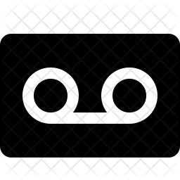 256x256 Voicemail Icon Of Glyph Style