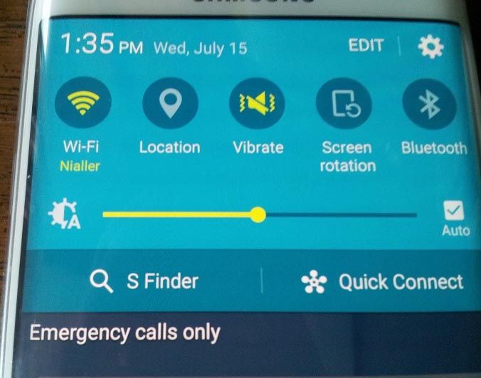 Samsung Galaxy Edge Shows Emergency Calls Only Voicemail Icon 676x531 Samsung Galaxy Edge Shows Emergency Calls Only Voicemail Icon