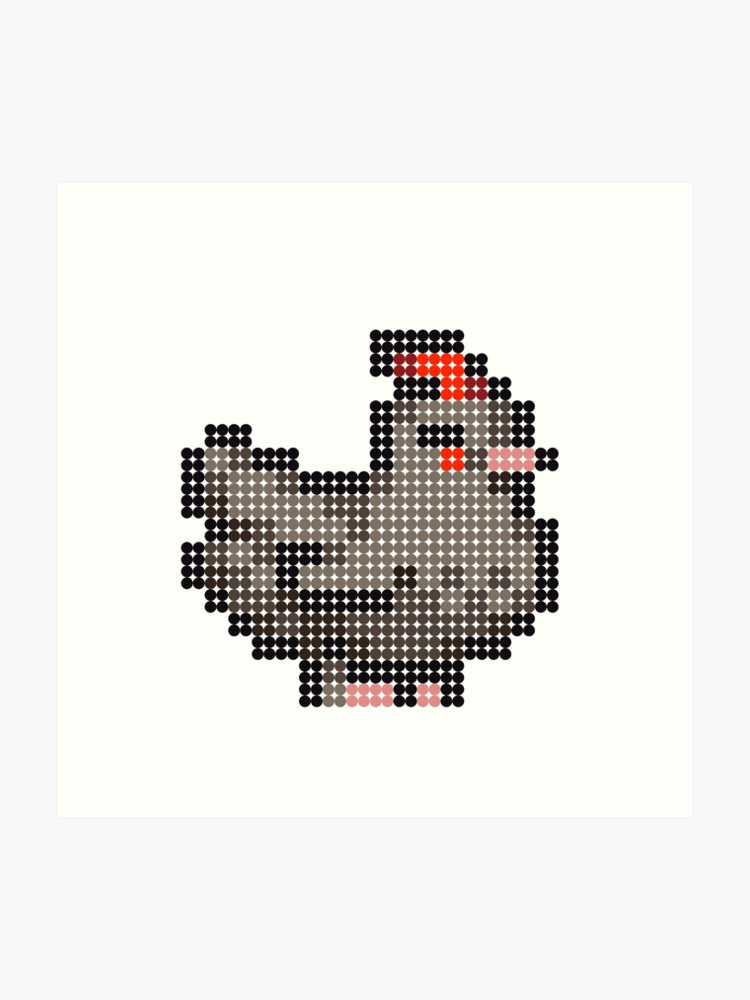750x1000 Stardew Valley Void Chicken Icon Art Print