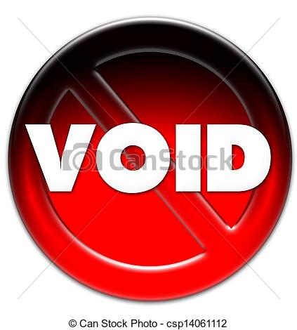 423x470 Void Icon On A Red Glassy Button Isolated Over White Clipart