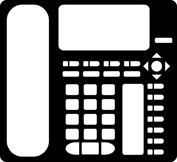 600x551 Telephone Cartoon Clipart