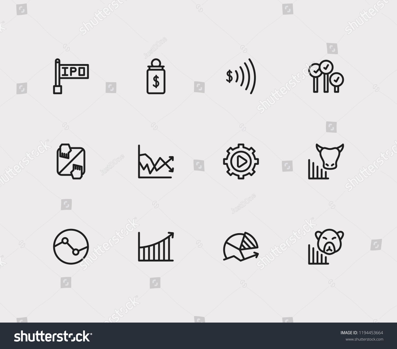 1500x1320 Finance Trading Icons Set Stock Sector And Finance Trading Icons