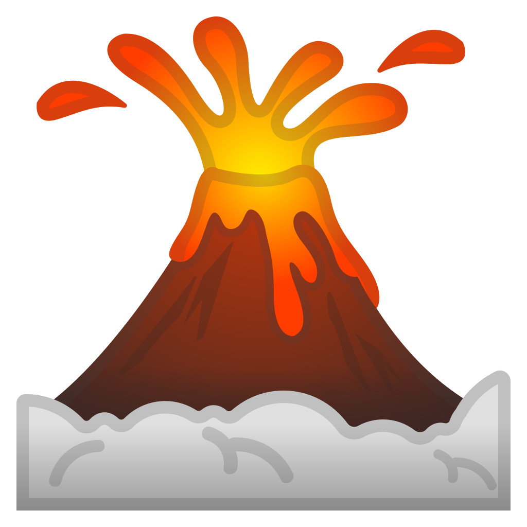 1024x1024 Volcano Icon Noto Emoji Travel Places Iconset Google