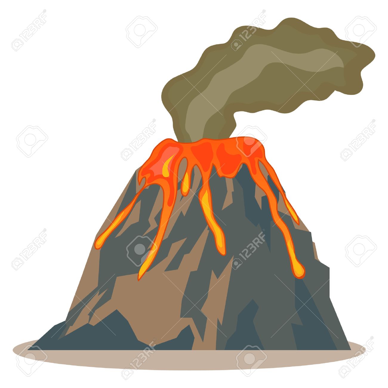 1300x1300 Volcano Clipart Icon For Free Download And Use Images