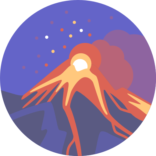 512x512 Volcano Icon