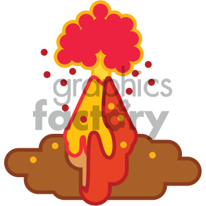 300x300 Volcano Eruption Nature Icon Clipart Royalty Free Gif, Png