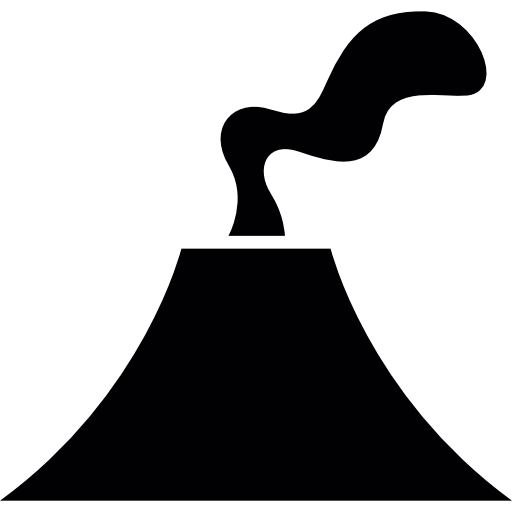 512x512 Erupting Volcano Icons Free Download