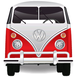 256x256 Volkswagen Bulli Bus Icon Car Iconset Searchallwreckers