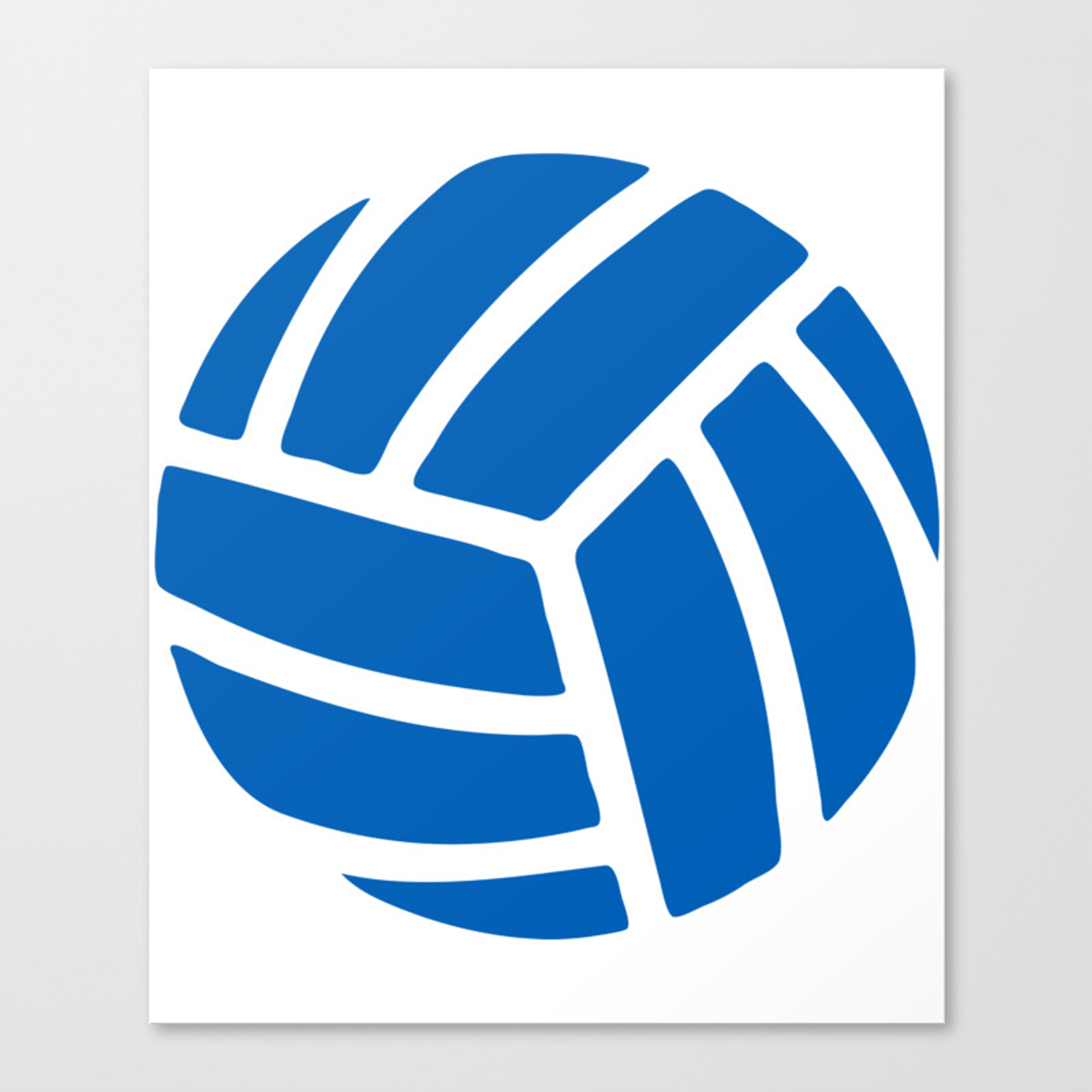 1500x1500 Volleyball Icon Canvas Print