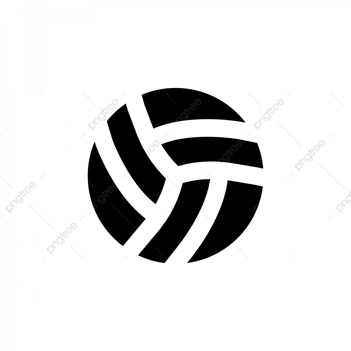 1200x1200 Volleyball Icon Vector Illustration In Glyph Style For Any Purpose
