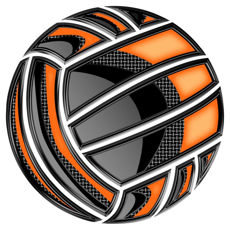 794x794 Volleyball Icon Vinyl Decal Full Color Volleyball Decal Etsy