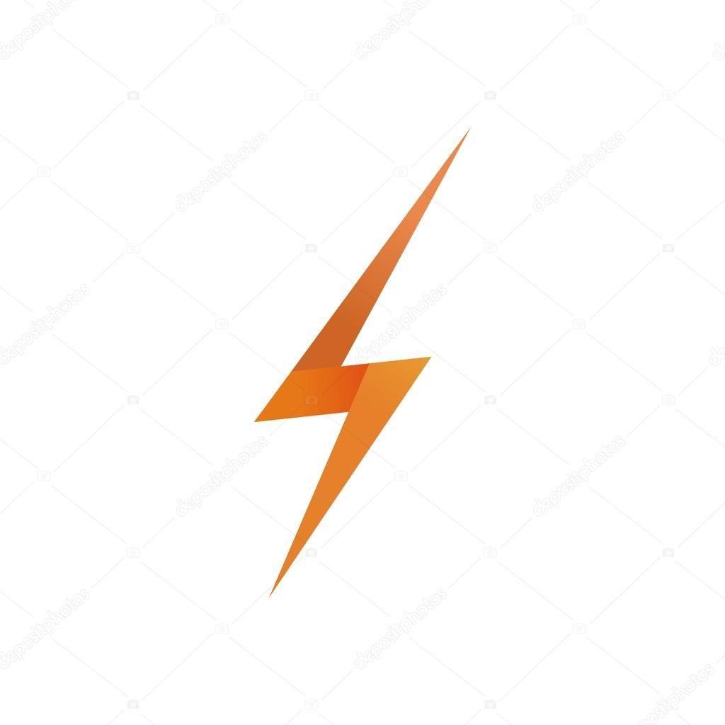 1024x1024 Icon Logo Electric Power High Voltage Symbol Stock Vector