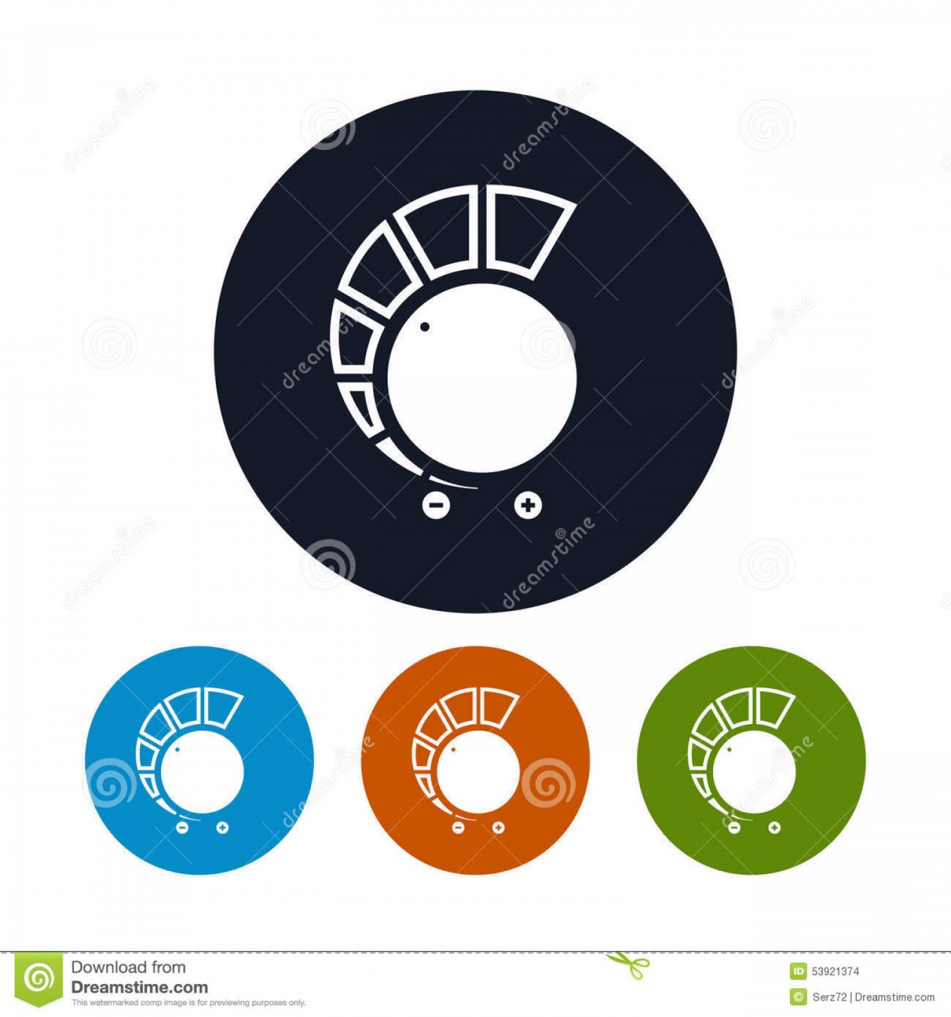 1872x2001 Stock Illustration Volume Control Icon Vector Illustration Power