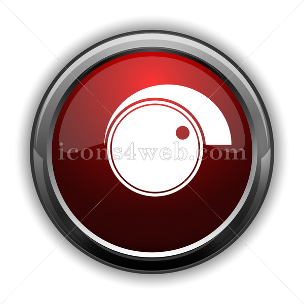 600x600 Volume Control Icon Red Glossy Web Icon With Shaddow
