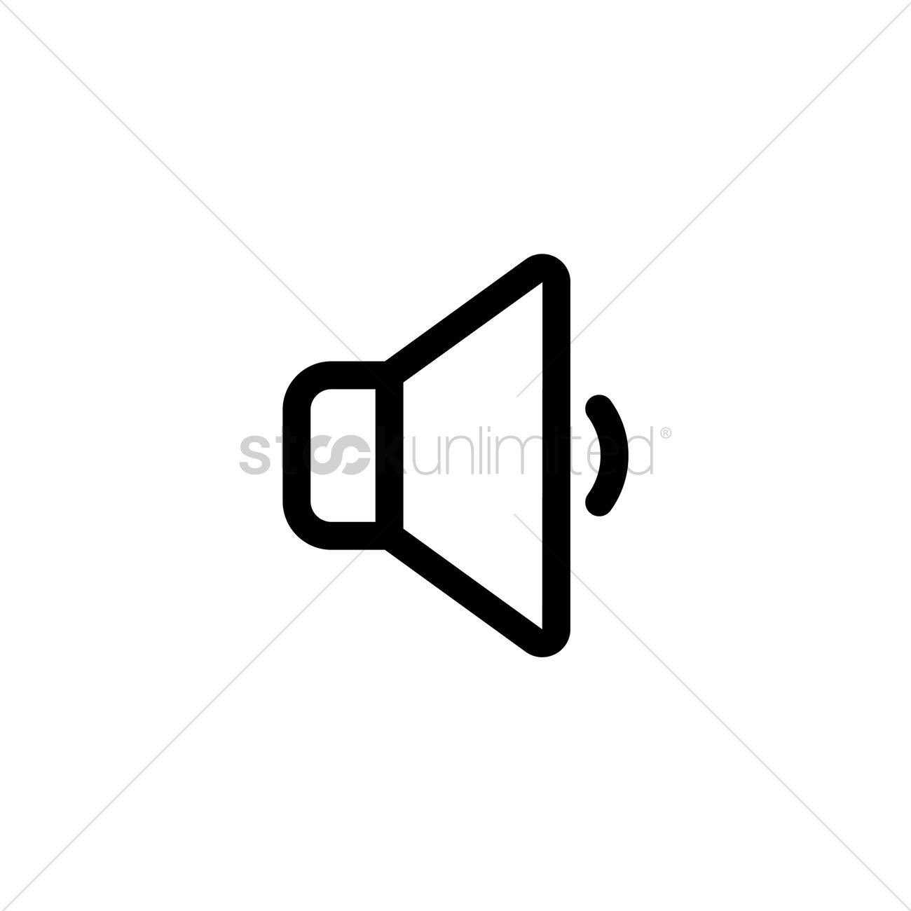 1300x1300 Volume Down Icon Vector Image