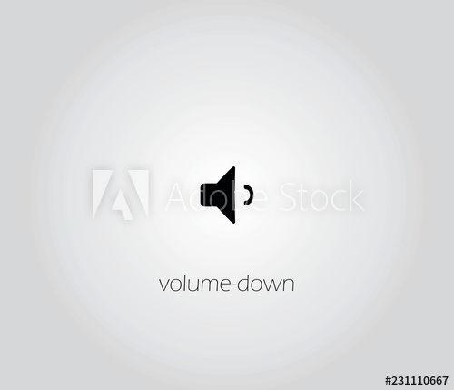 500x429 Volume Down Icon