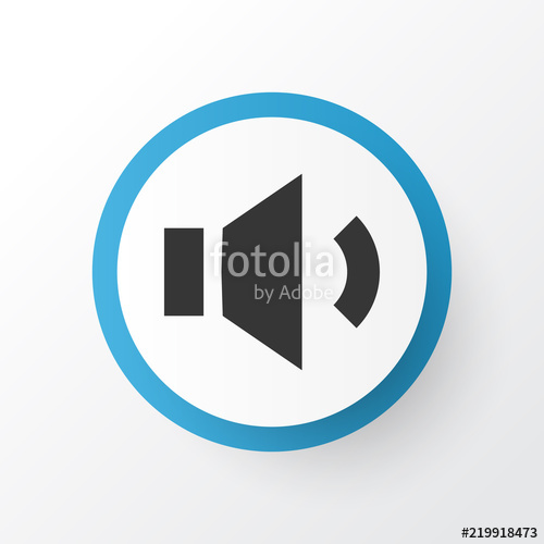 500x500 Megaphone Icon Symbol Premium Quality Isolated Volume Down