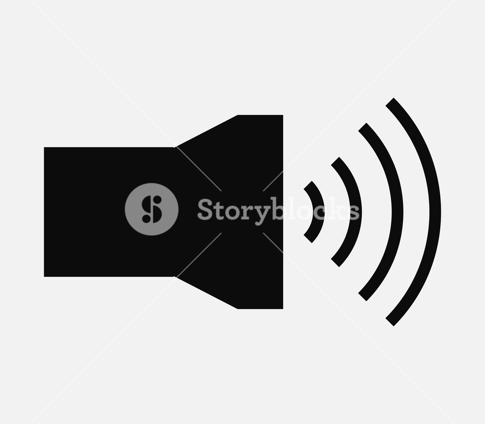 1000x875 Volume Icon On White Background Royalty Free Stock Image