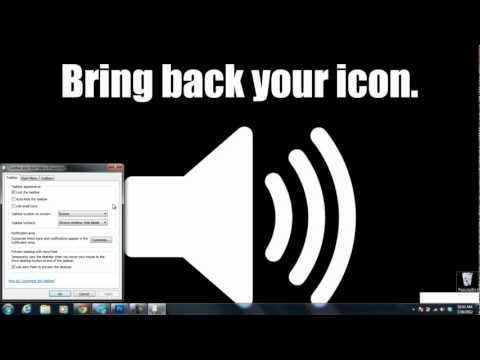 480x360 The Volume Icon Disappeared !