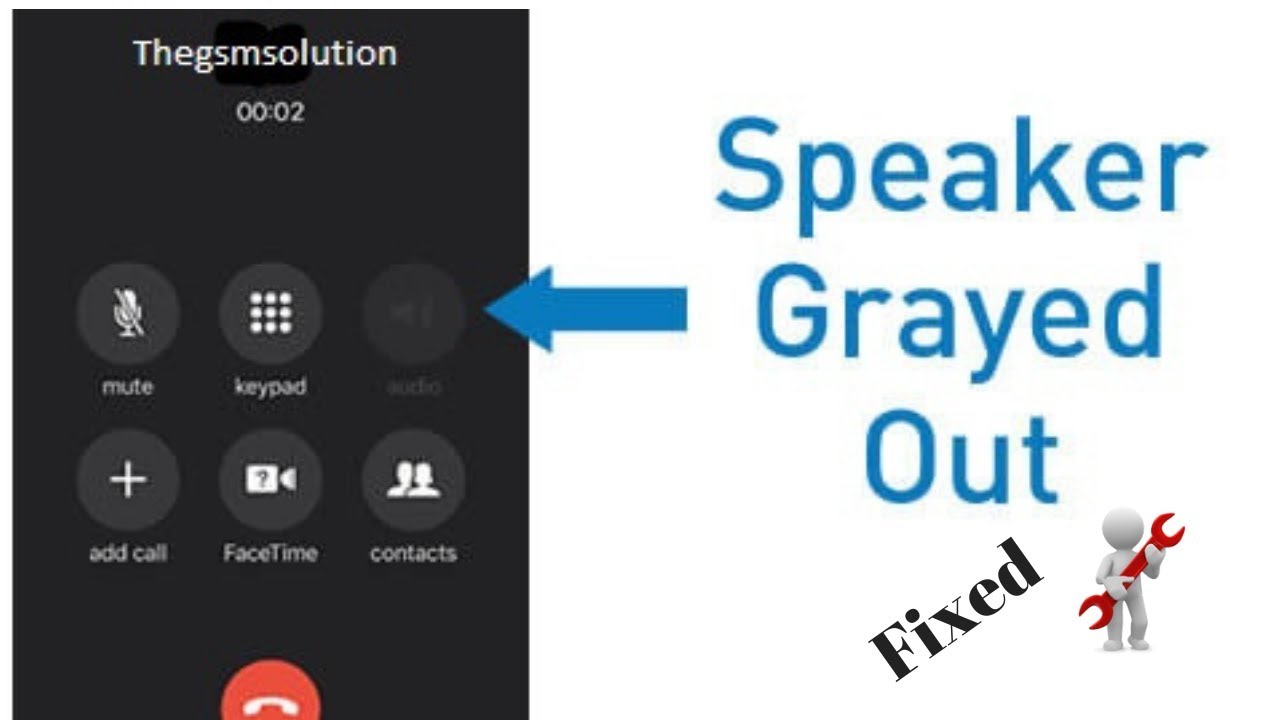 1280x720 Speaker Greyed Out Solution