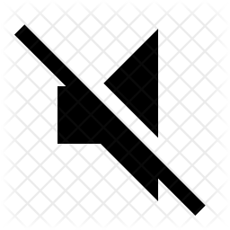 256x256 Off Volume Icon Of Glyph Style