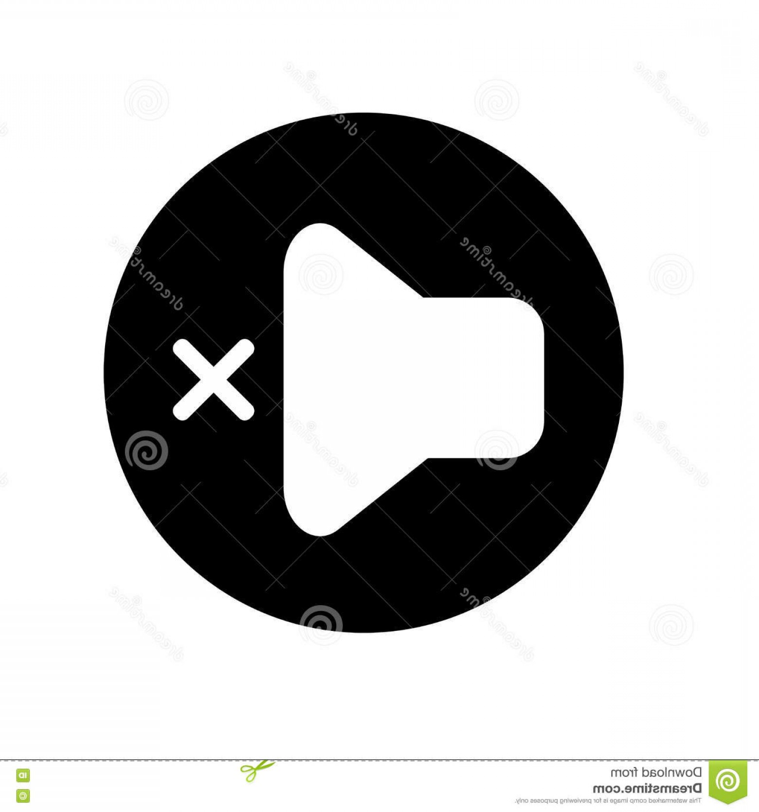 1560x1668 Stock Illustration Volume Off Media Player Icon Illustration No