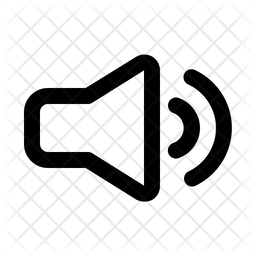 256x256 Volume Icon Of Line Style