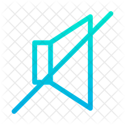 256x256 Volume Mute Icon Of Gradient Style