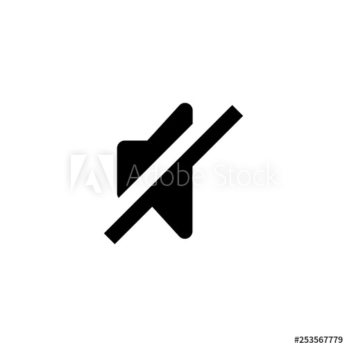 500x500 Volume Mute Icon Music Sound Sign
