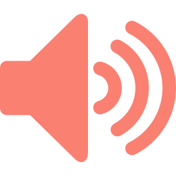 256x256 Free Salmon Volume Up Icon