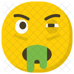Puke Emoji Emoji Icon Of Flat Style 256x256 Puke Emoji Emoji Icon Of Flat Style