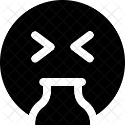 Vomit Icon Of Glyph Style 256x256 Vomit Icon Of Glyph Style