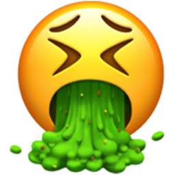 Face Vomiting Emoji U 256x256 Face Vomiting Emoji U