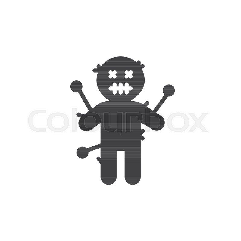 800x800 Voodoo Doll Icon Vector, Filled Flat Stock Vector Colourbox