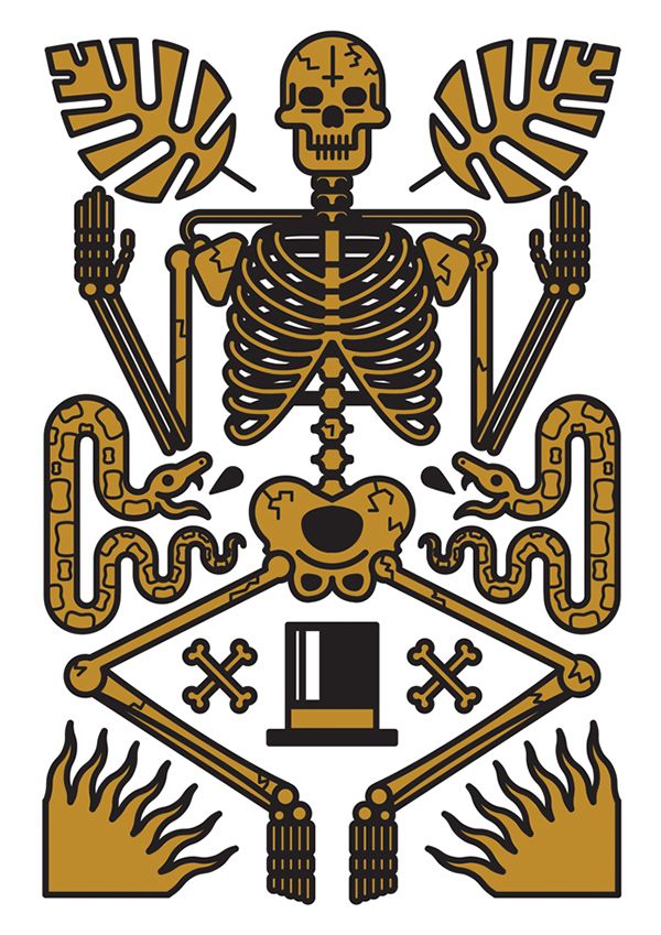 600x849 Voodoo Logo Mark Icon Illustration, Character Design