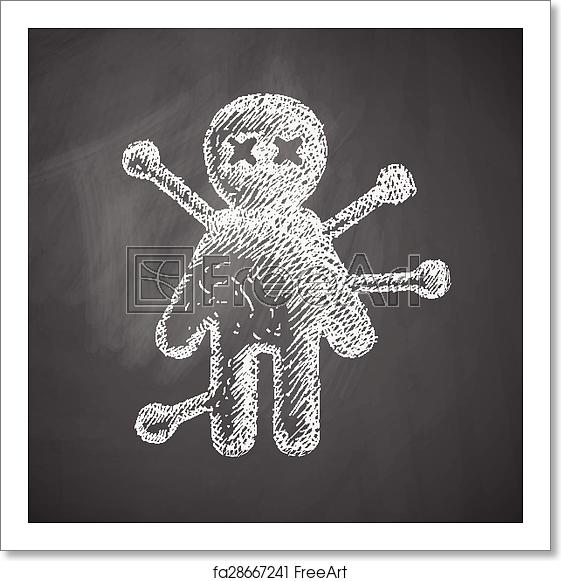 561x581 Free Art Print Of Voodoo Doll Icon Freeart