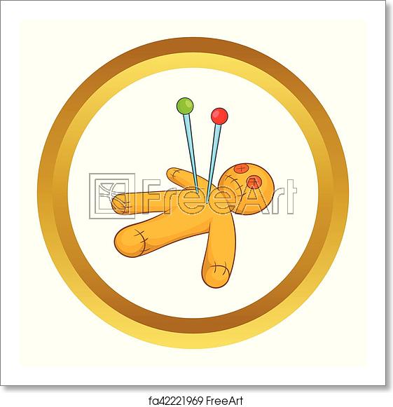 561x581 Free Art Print Of Voodoo Doll Vector Icon Voodoo Doll Vector Icon