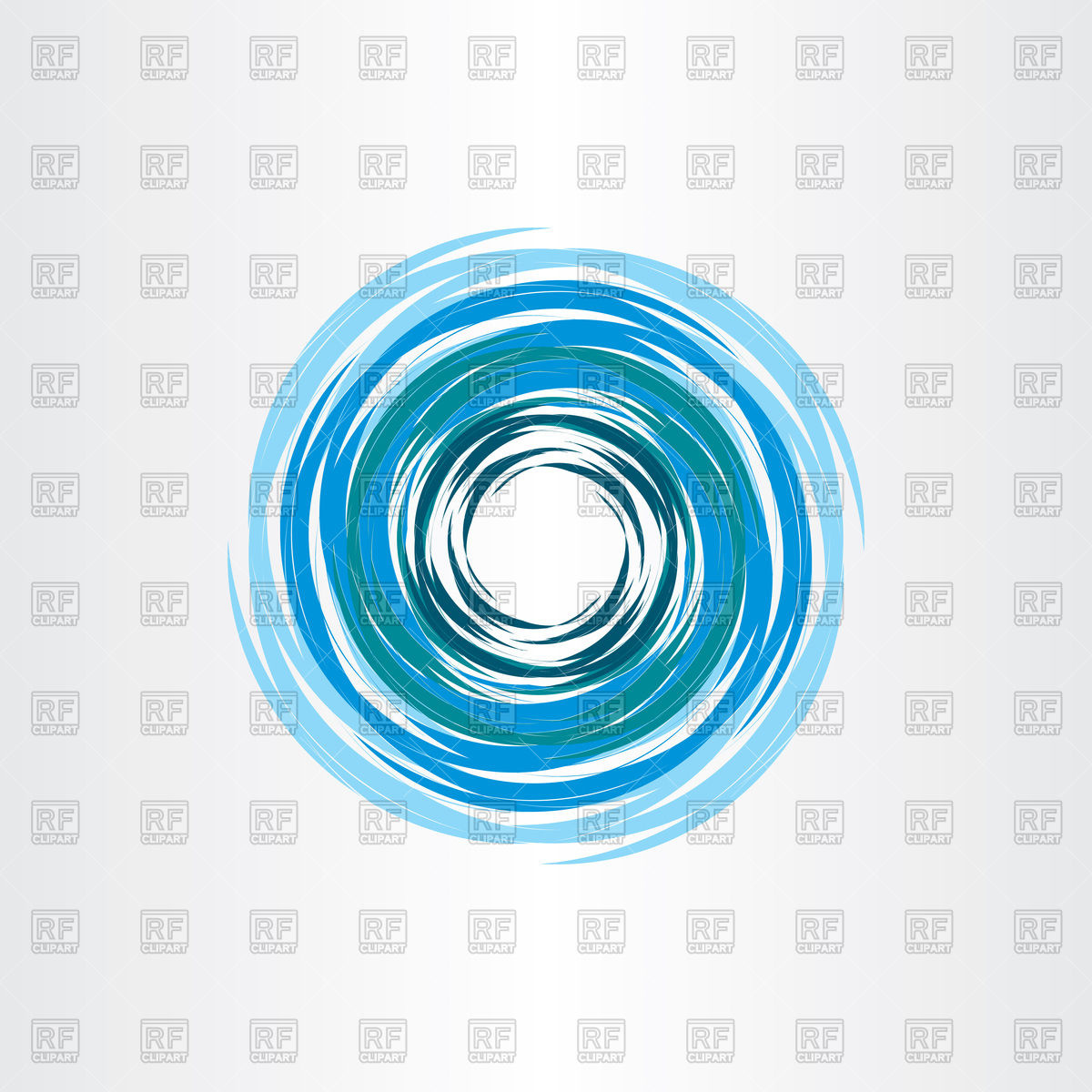 1200x1200 Vortex Round Blue Icon Vector Image Of Signs, Symbols, Maps