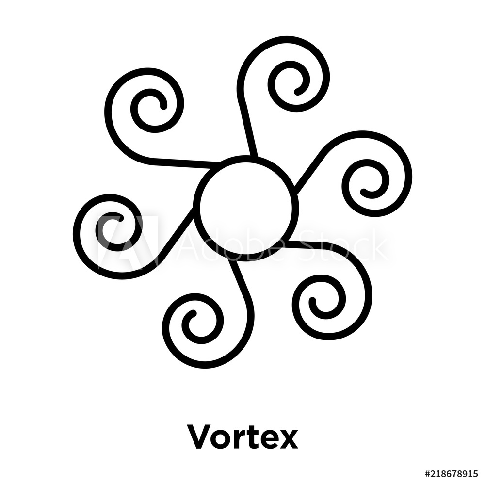 1000x1000 Photo Art Print Vortex Icon Isolated On White Background