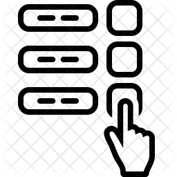 256x256 Voting Icon Of Line Style