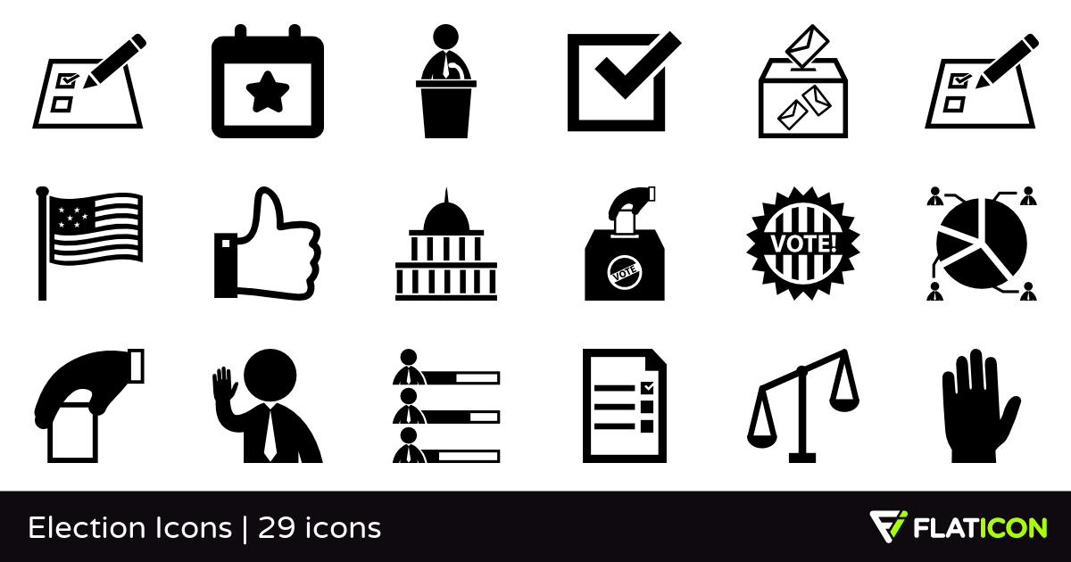 1200x630 Election Icons Free Icons