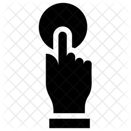 256x256 Online Voting Icon Of Glyph Style