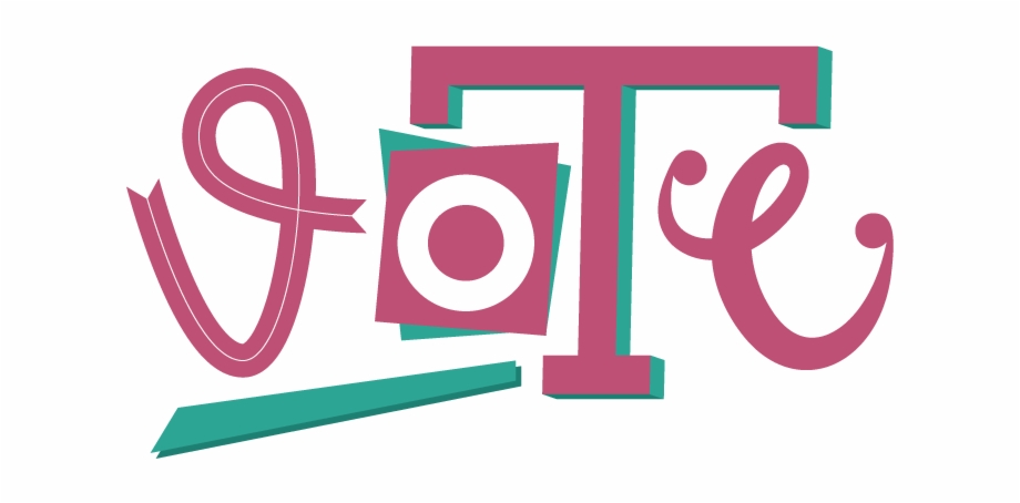 920x454 Vote Lettering Free Png Images Clipart Download