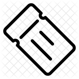 256x256 Voucher Icon Of Line Style