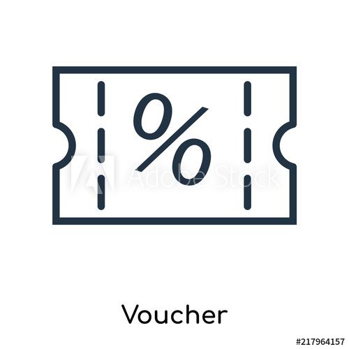500x500 Voucher Icon Isolated On White Background Modern And Editable