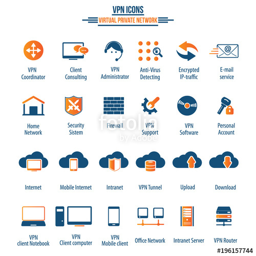 Vpn Icon Set 500x500 Vpn Icon Set