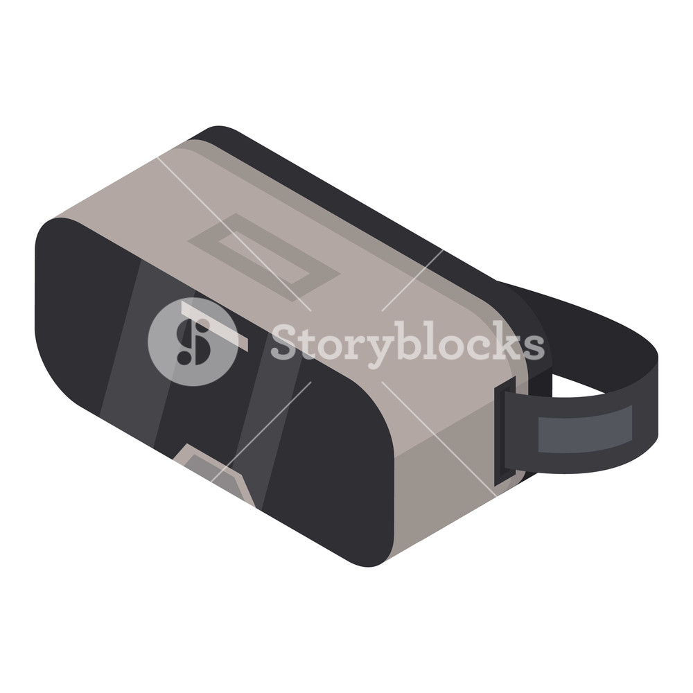 1000x1000 Virtual Reality Glasses Icon Isometric Of Virtual Reality Glasses