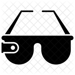 256x256 Vr Goggles Icon Of Glyph Style