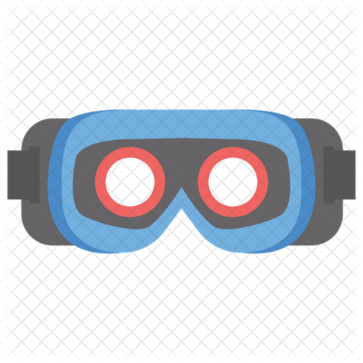 512x512 Vr Goggles Icon Of Flat Style